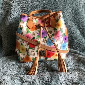Dooney and Bourke Floral Bucket Bag
